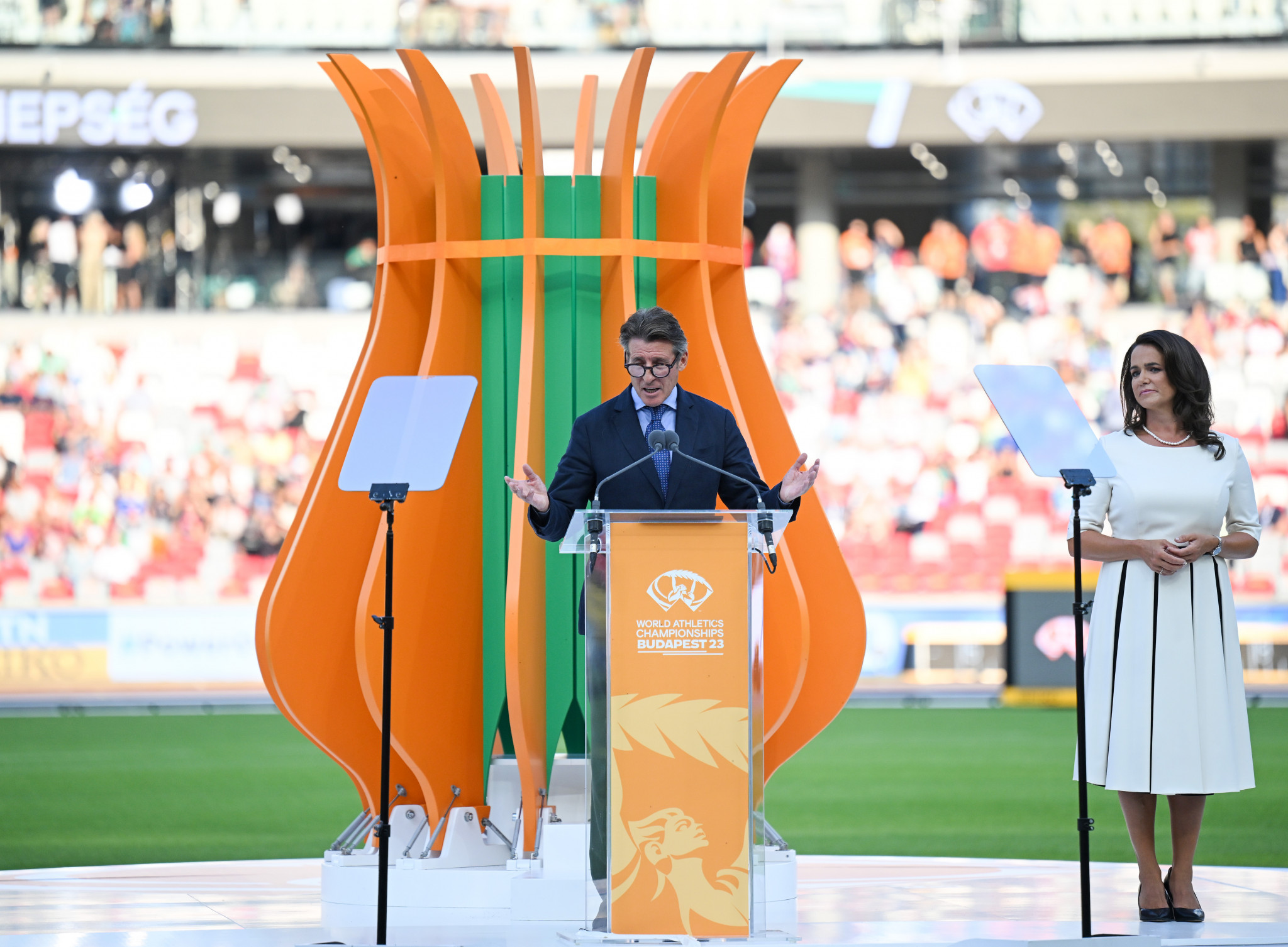 World Athletics President Sebastian Coe has been full of praise so far about the World Championships in Budapest ©Getty Images