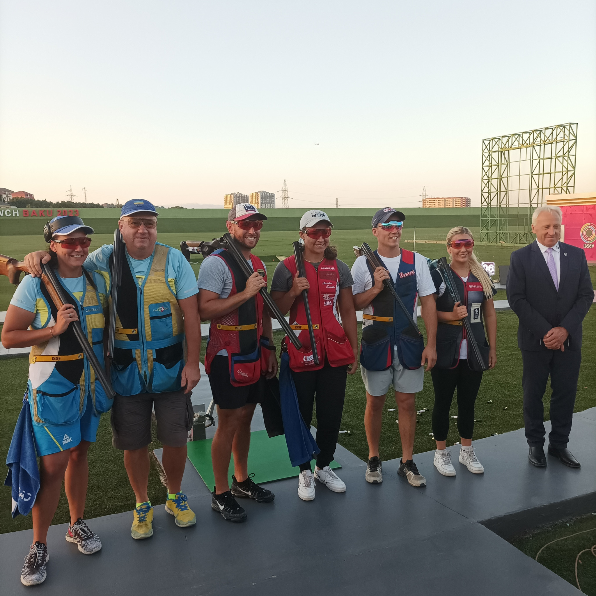The mixed team skeet will be included for the first time at the Paris 2024 Olympics ©ITG