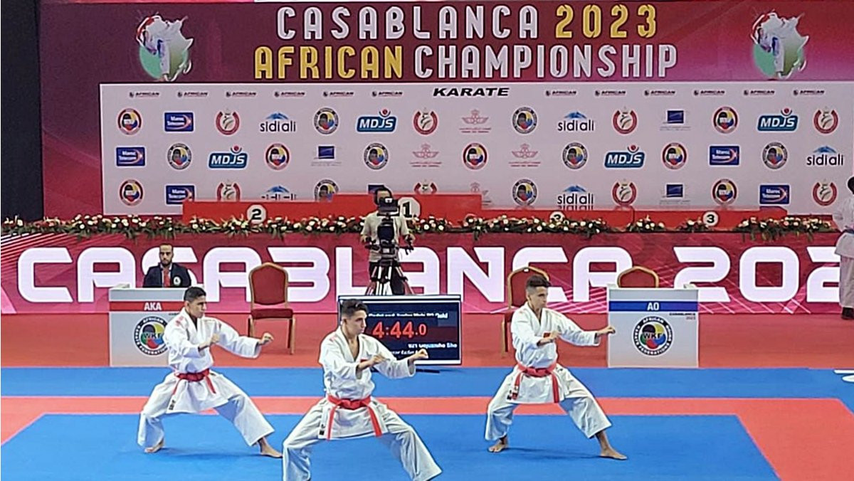 Egypt won more medals than Morocco during the African Karate Championships, however the hosts claimed more golds ©UFAK