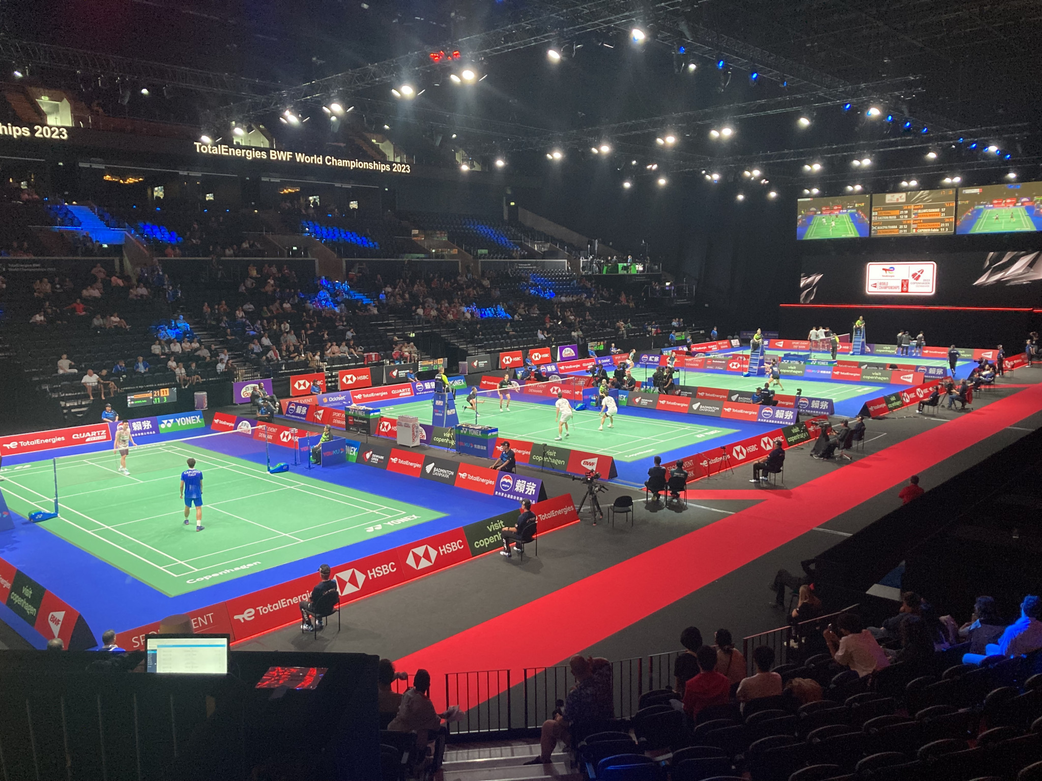 No Russians or Belarusians are competing at the BWF World Championships with players from both nations banned by the global governing body ©ITG