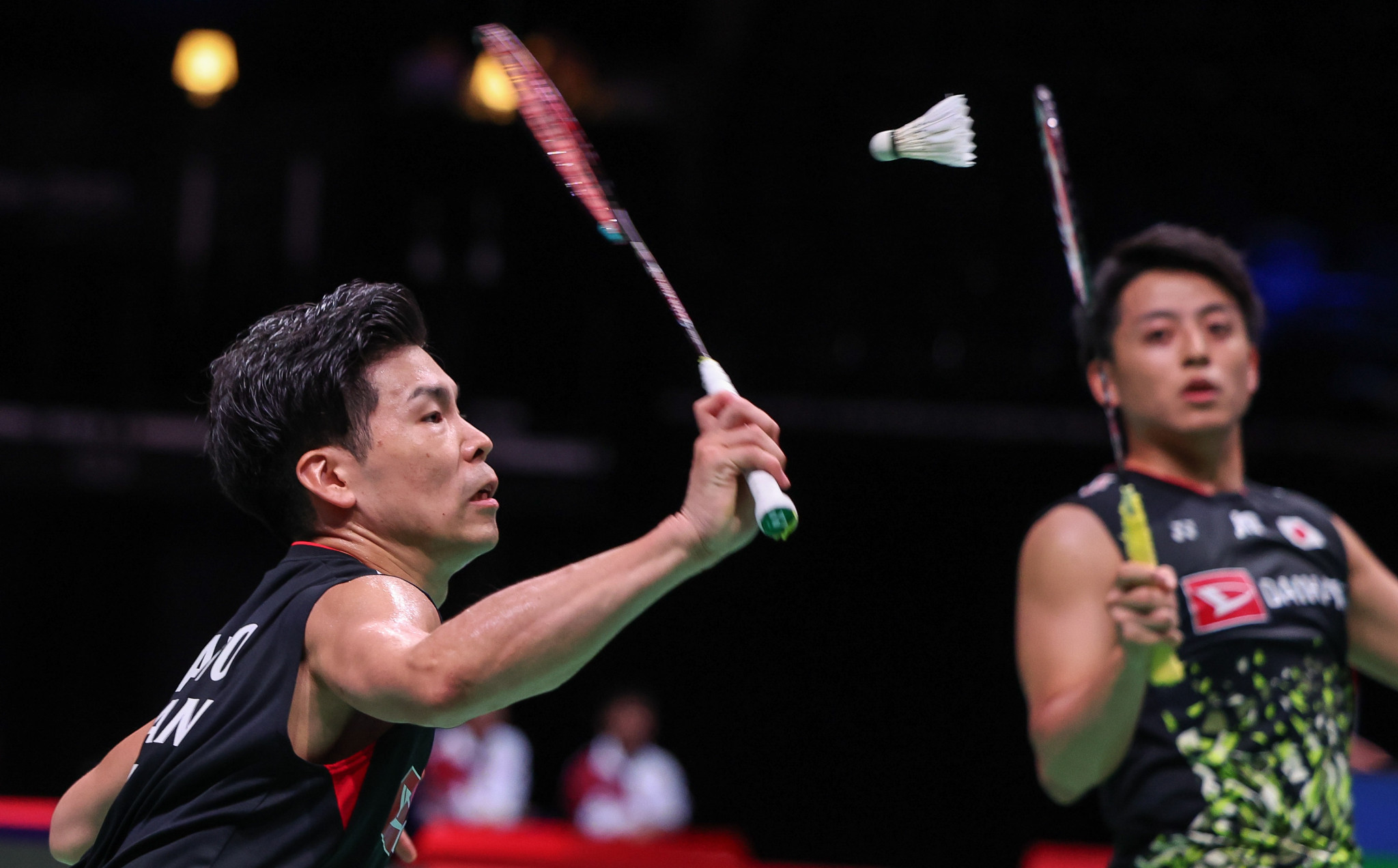 Japan's Akira Koga and Taichi Saito looked in fine form during their opening-round test ©Badmintonphoto