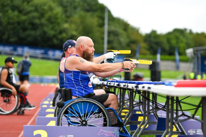The Para Laser Run World Championships also took place on the final day of the Laser Run World Championships in Bath, and were live-streamed for the first time ©UIPM