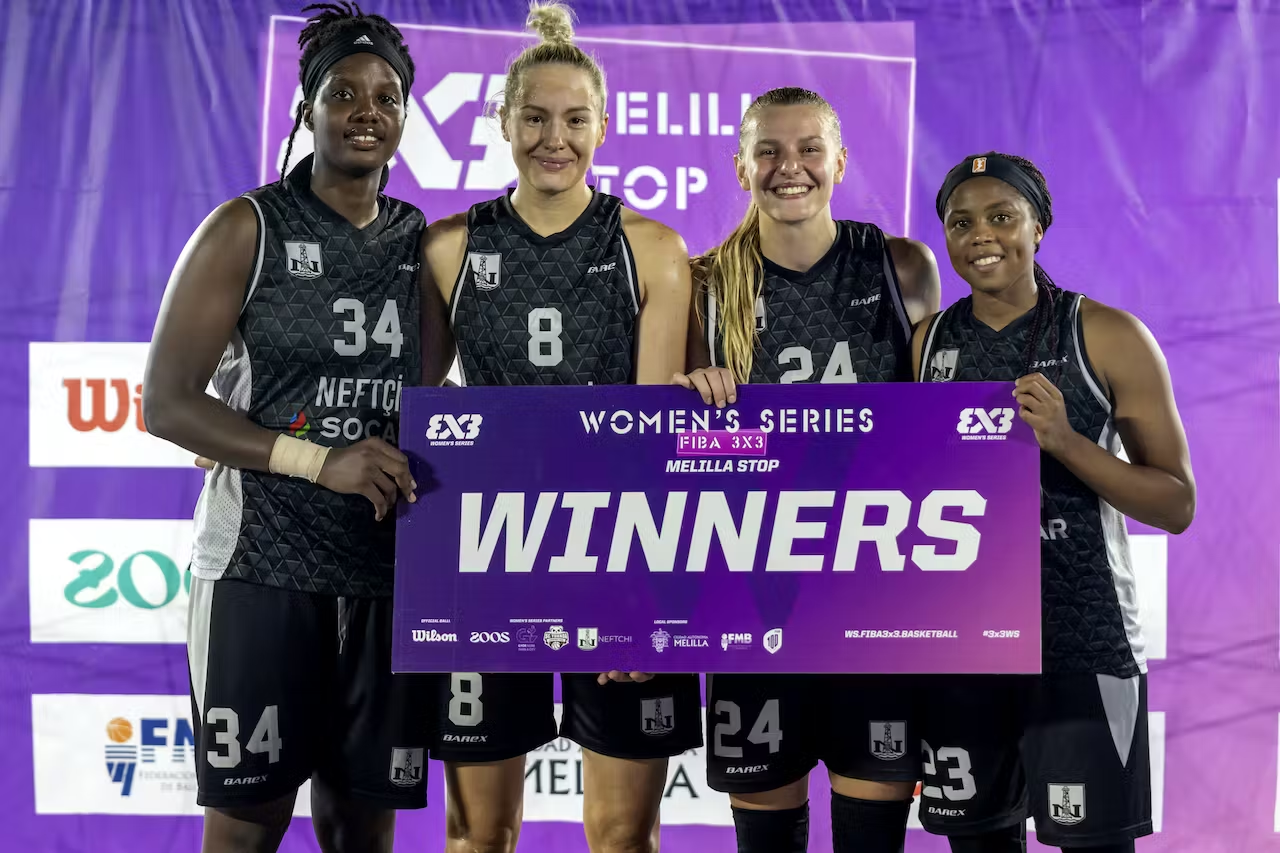 Neftchi claim dramatic win at FIBA 3x3 Women’s Series round in Melilla