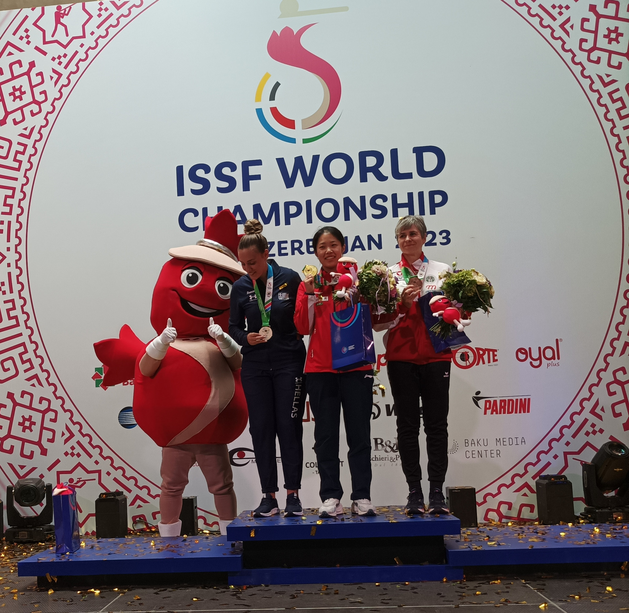 More Chinese gold as Azerbaijan win first medal at ISSF World Championships