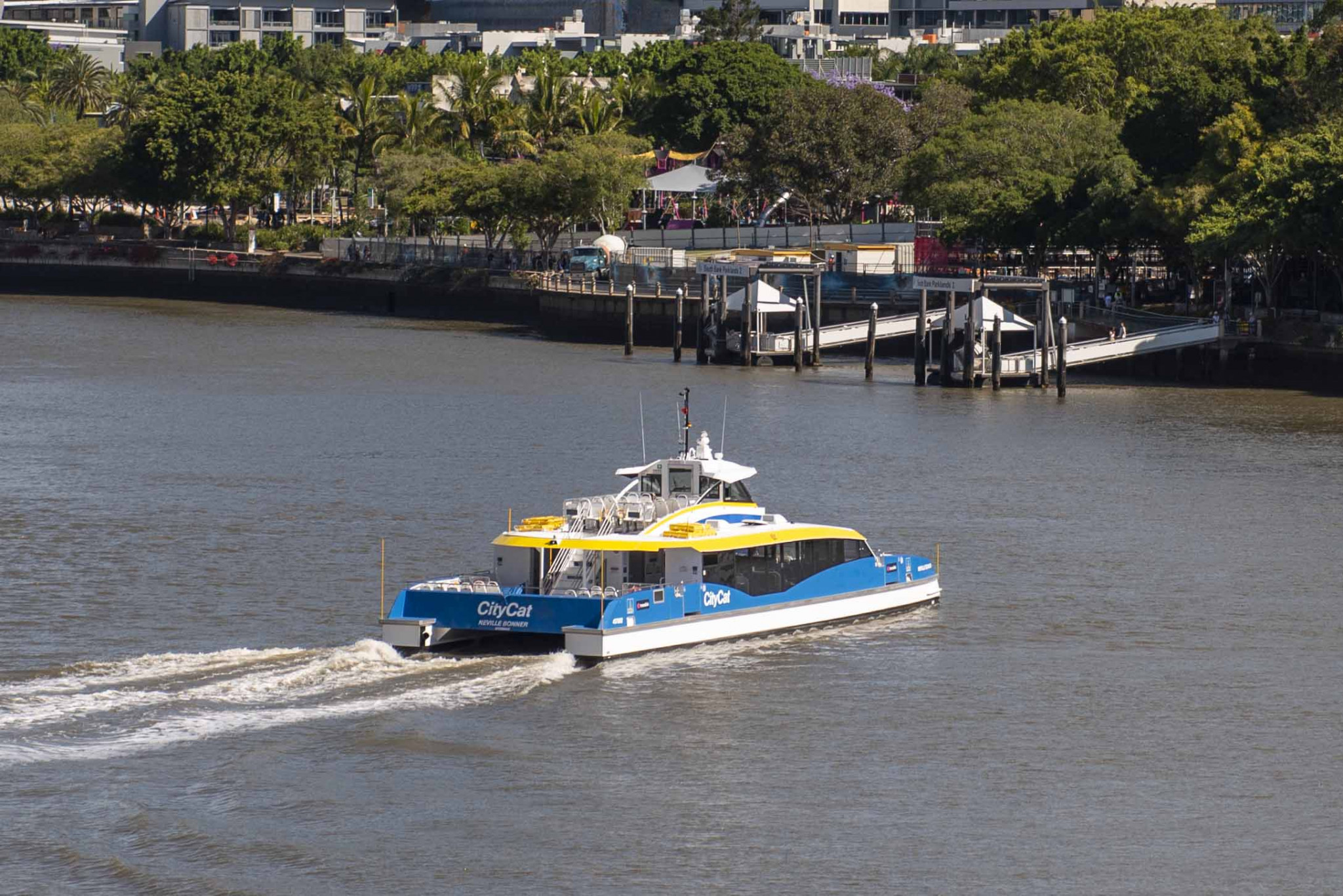 The CityCat service runs from 5:30am to midnight each day ©Brisbane City Council
