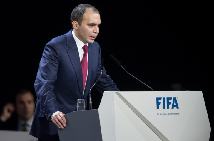 Prince Ali of Jordan conceded defeat despite denying Sepp Blatter a first round victory in Zurich ©Getty Images