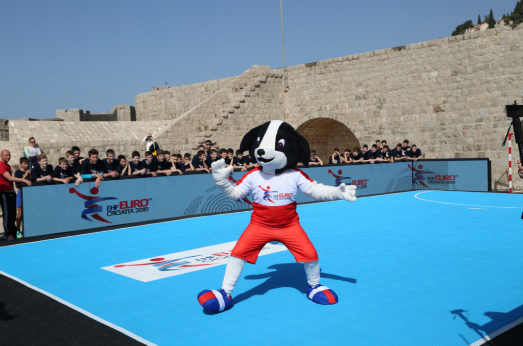 The tournament mascot was revealed during the qualifying draw