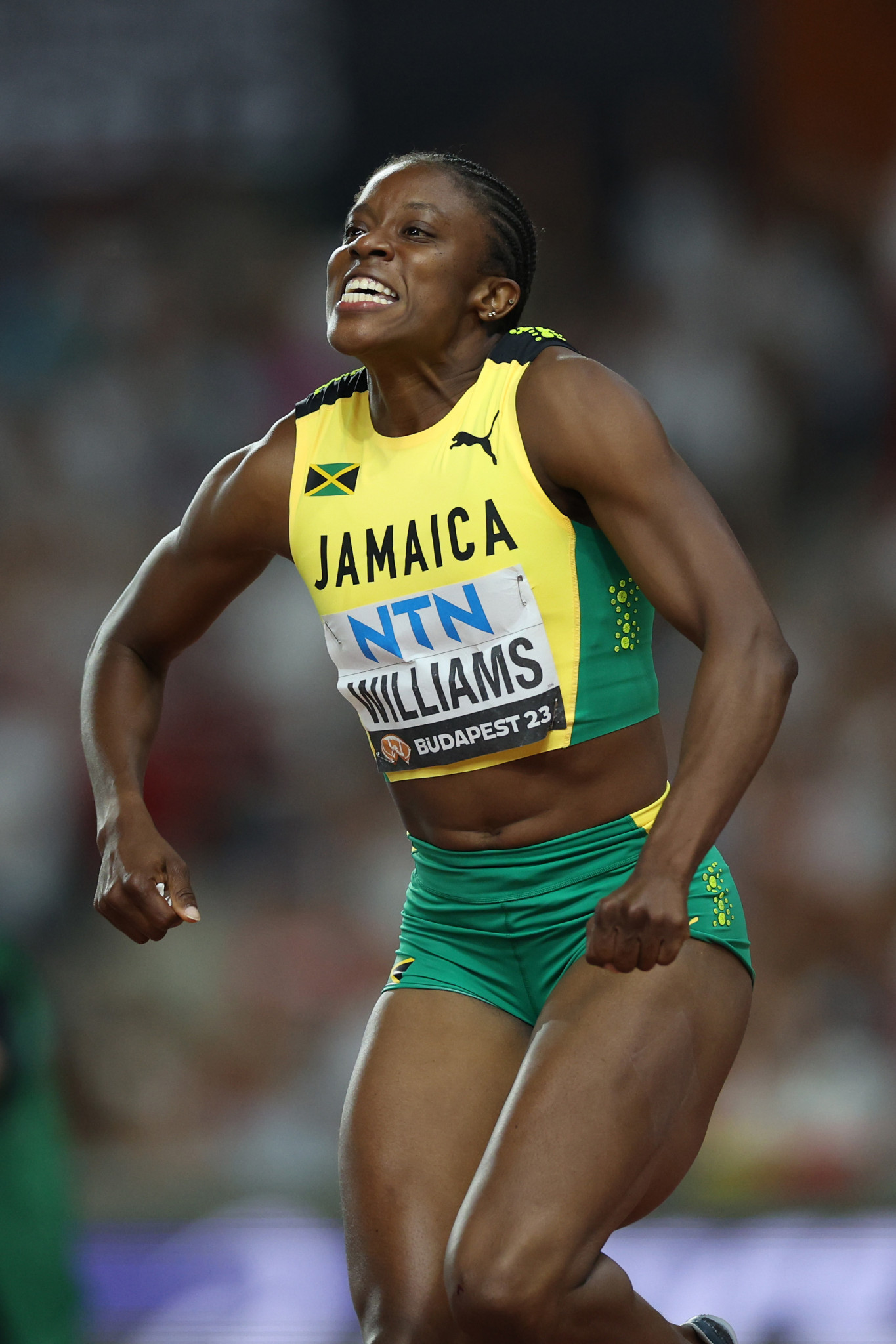 Danielle Williams of Jamaica earned a second 100m hurdles world title eight years on from her first in Beijing  ©Getty Images