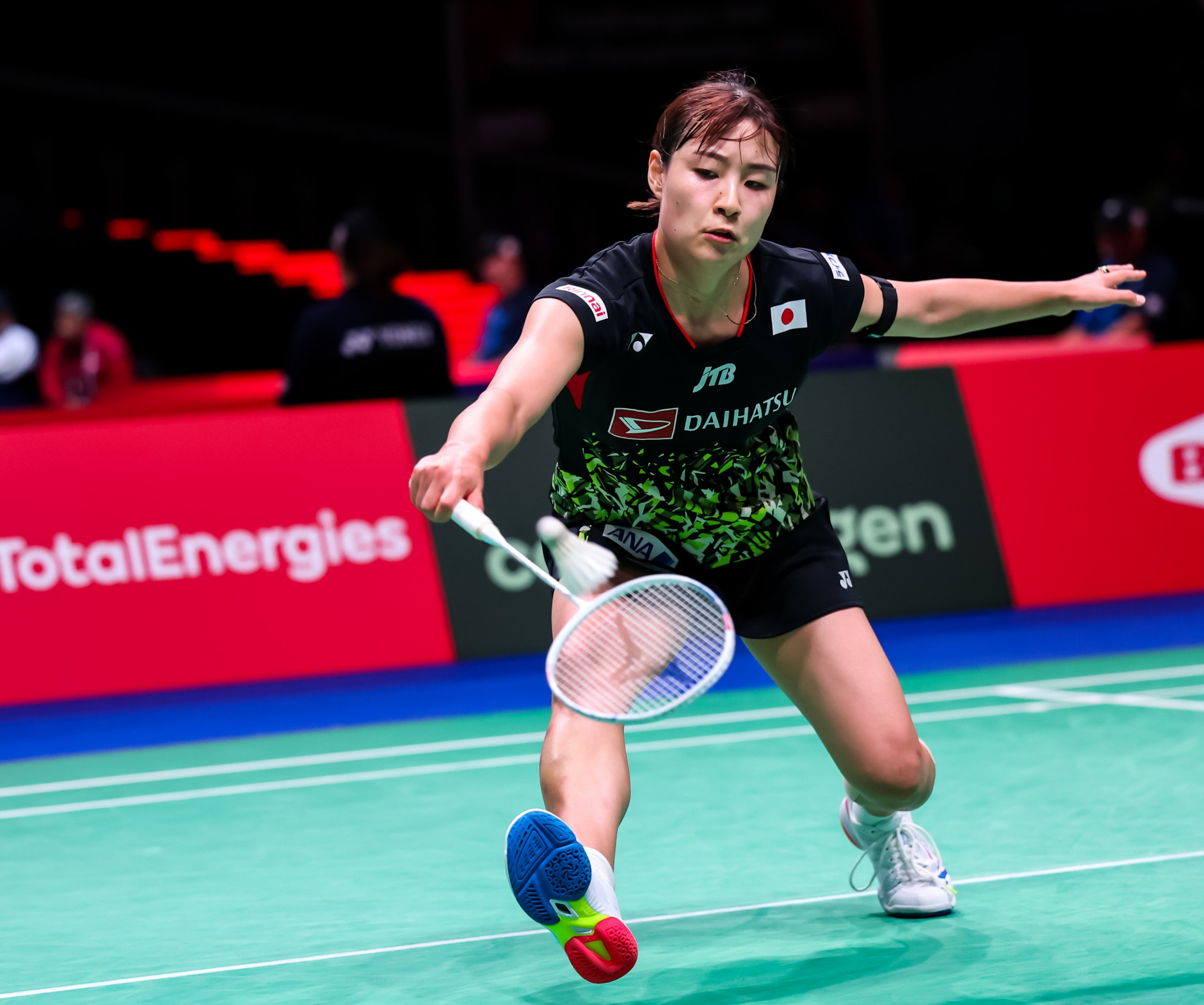 Former world number one Nozomi Okuhara of Japan impressed in her third-round victory ©Badmintonphoto