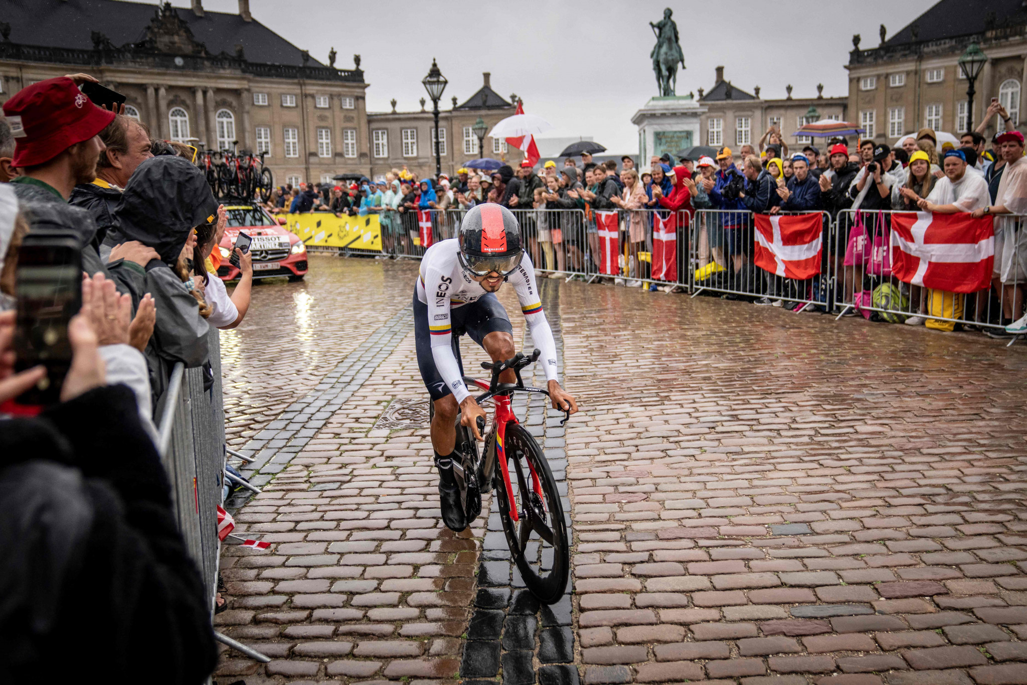 Danish fans flocked to Copenhagen for the time-trial at last year's Tour de France Grand Départ ©Getty Images
