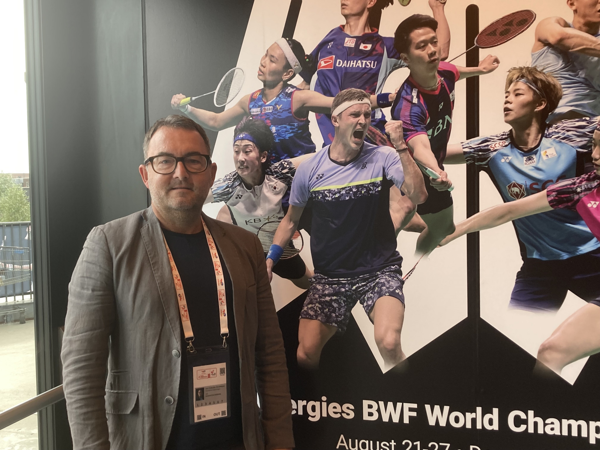 Lars Vallentin Christensen, senior manager for events at Wonderful Copenhagen, praised Badminton Denmark for putting on the BWF World Championships ©ITG