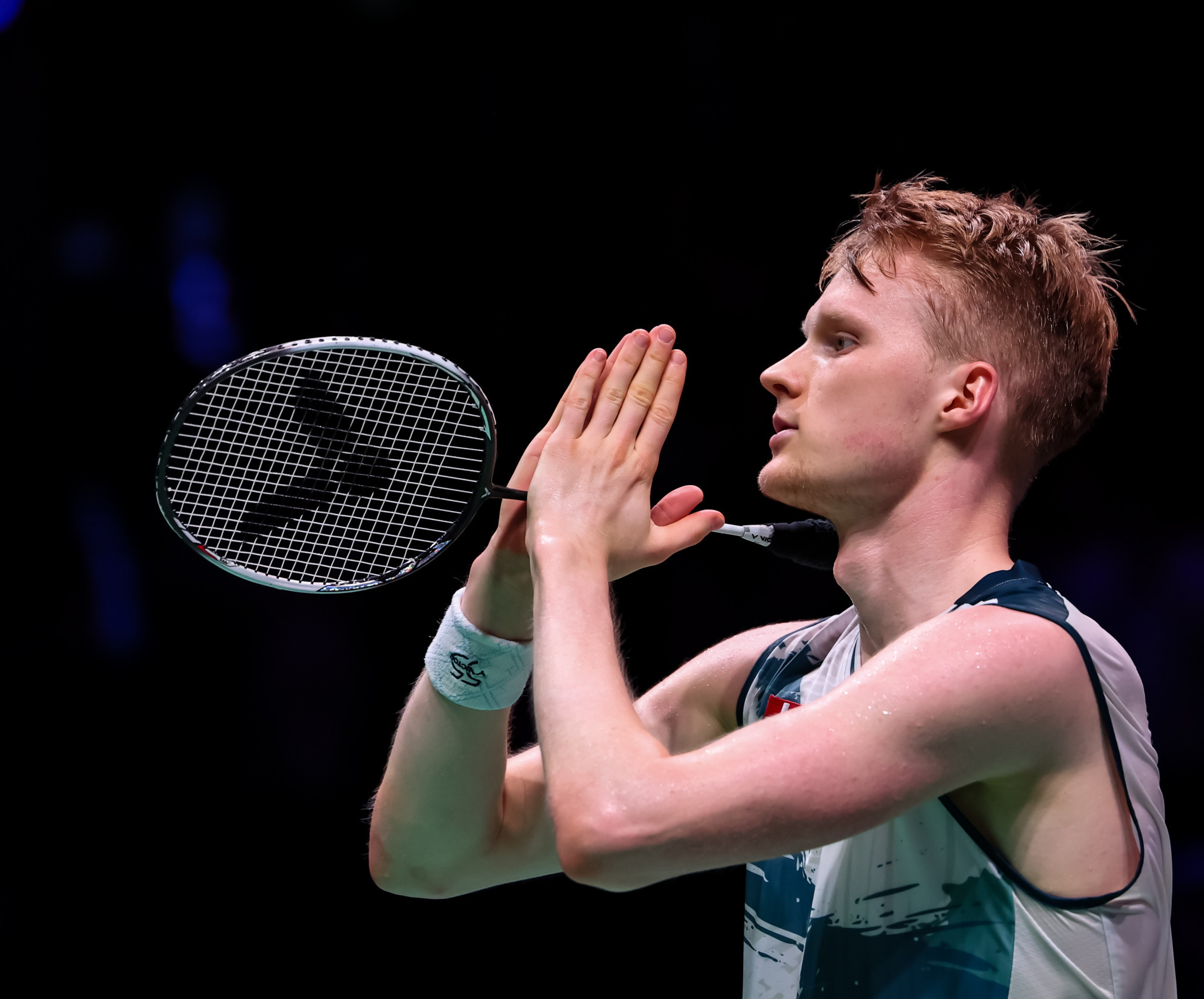 Anders Antonsen of Denmark delivered a brilliant display to cruise through to the last four ©Badmintonphoto