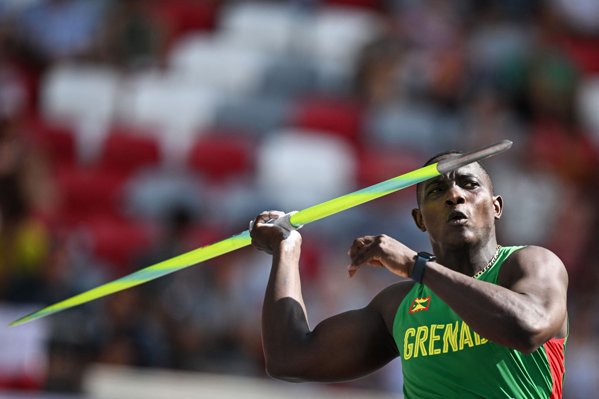 Back-to-back men's javelin throw champion Anderson Peters of Grenada failed to progress through qualification in Budapest ©Getty Images