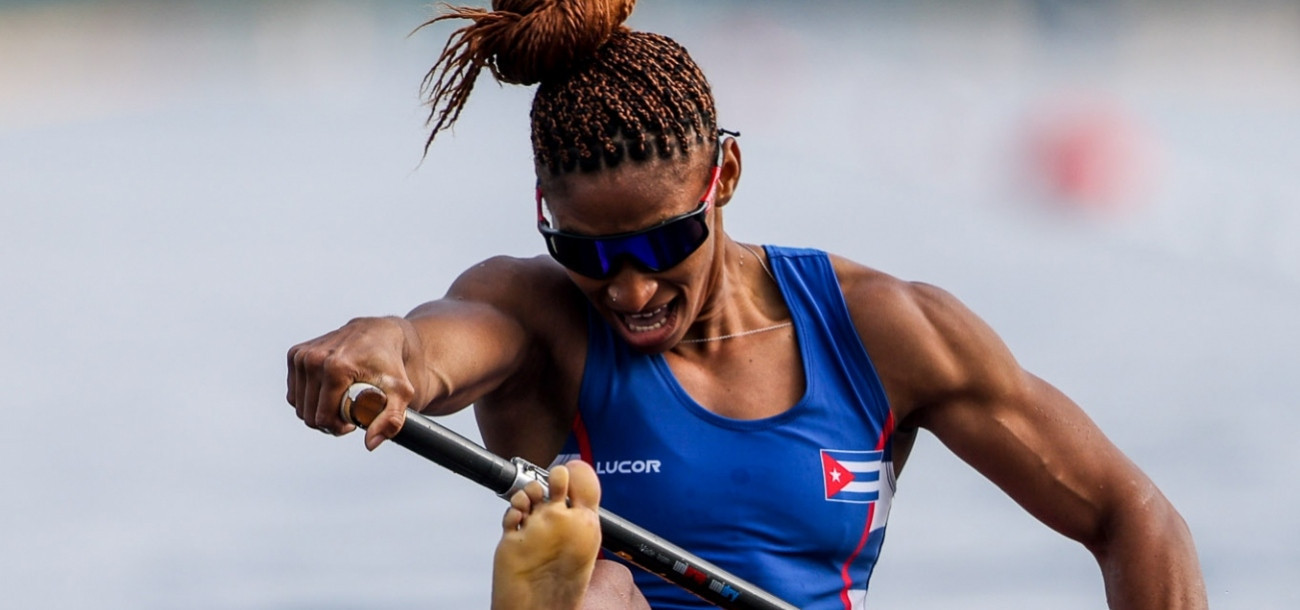 World Champion Yarisleidis Cirilo Duboys of Cuba retained her C1 200m title ©ICF