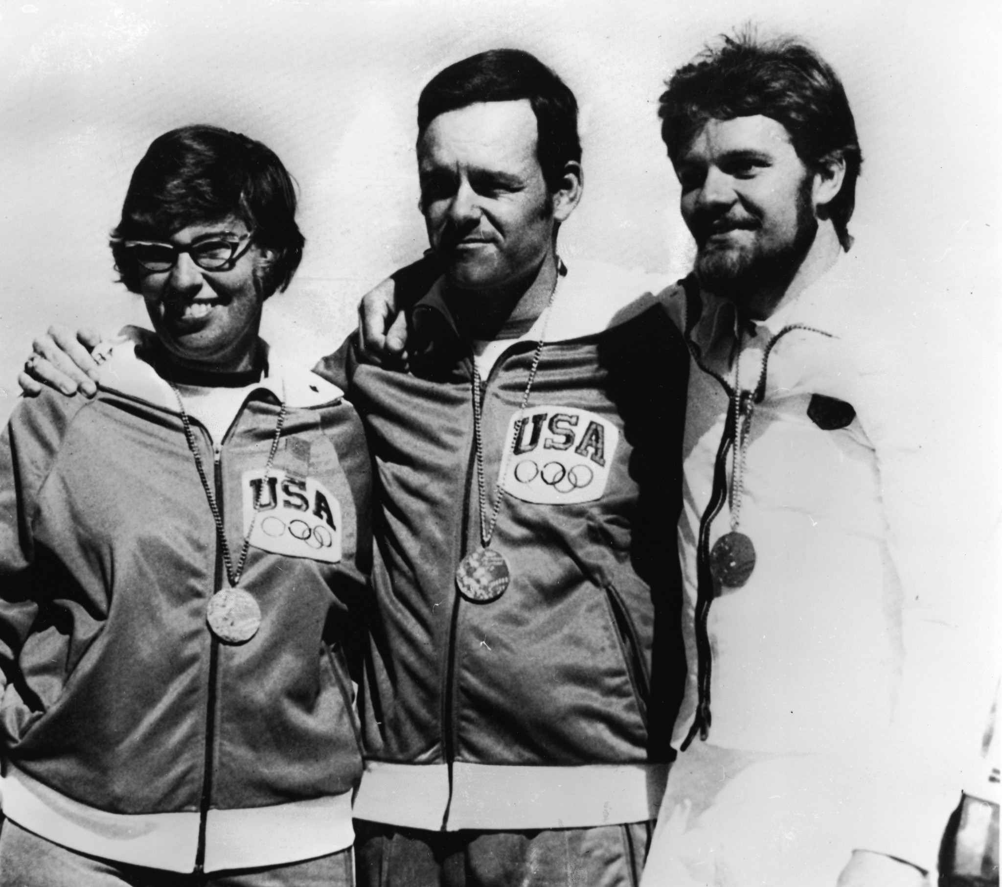 Margaret Murdock, left, became the first woman to win a shooting medal at the 1976 Montreal Olympics ©Getty Images