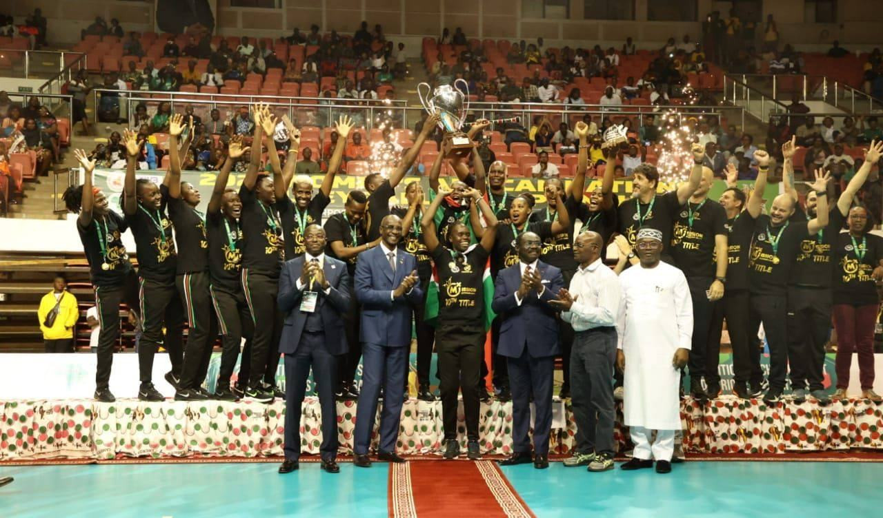 Kenya's women won the African Nations Volleyball Championship for the tenth time ©CAVB