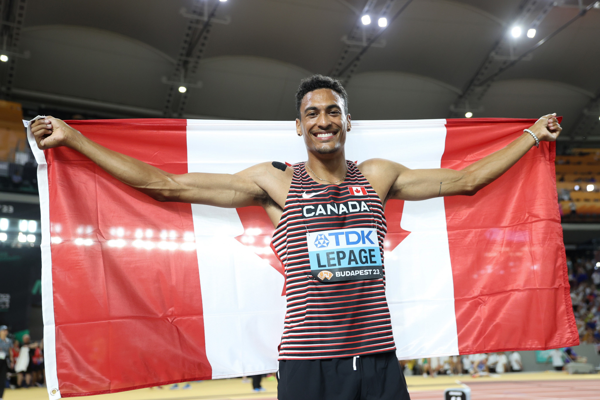 Canada's Pierce Lepage clinched decathlon gold in Budapest ©Getty Images
