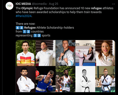 The IOC have added ten more athletes to their Refugee scholarship programme ©IOC