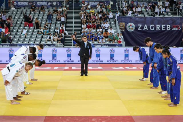 France prevailed 4-1 to clinch the team title over Azerbaijan in Zagreb ©IJF