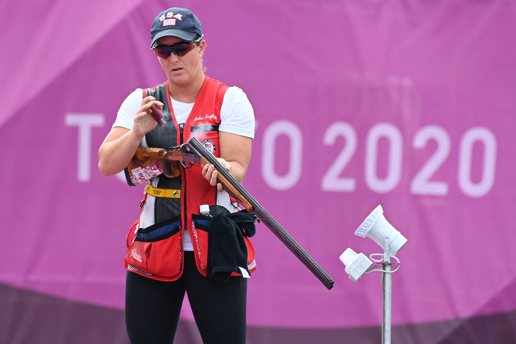 Tokyo 2020 Olympic skeet champion Amber English is one of those elected to the ISSF Athletes' Committee ©ITG