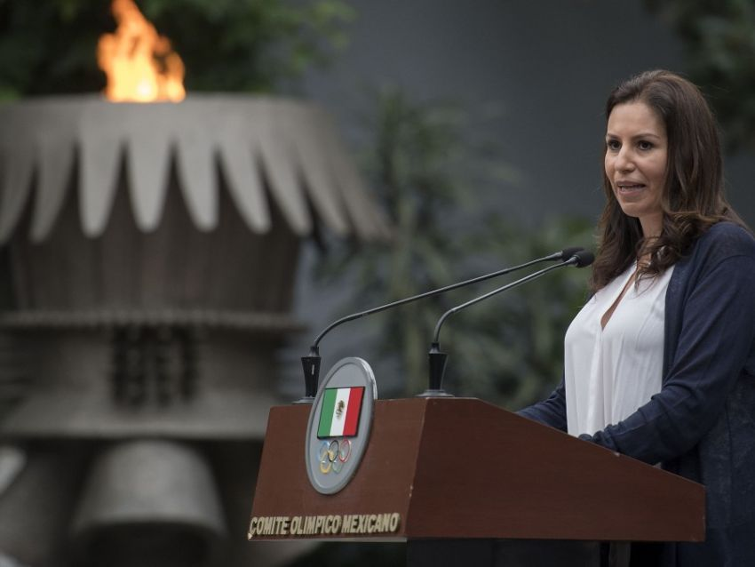 Jimena Saldaña was the first female to be elected vice-president of the Mexican Olympic Committee ©COM