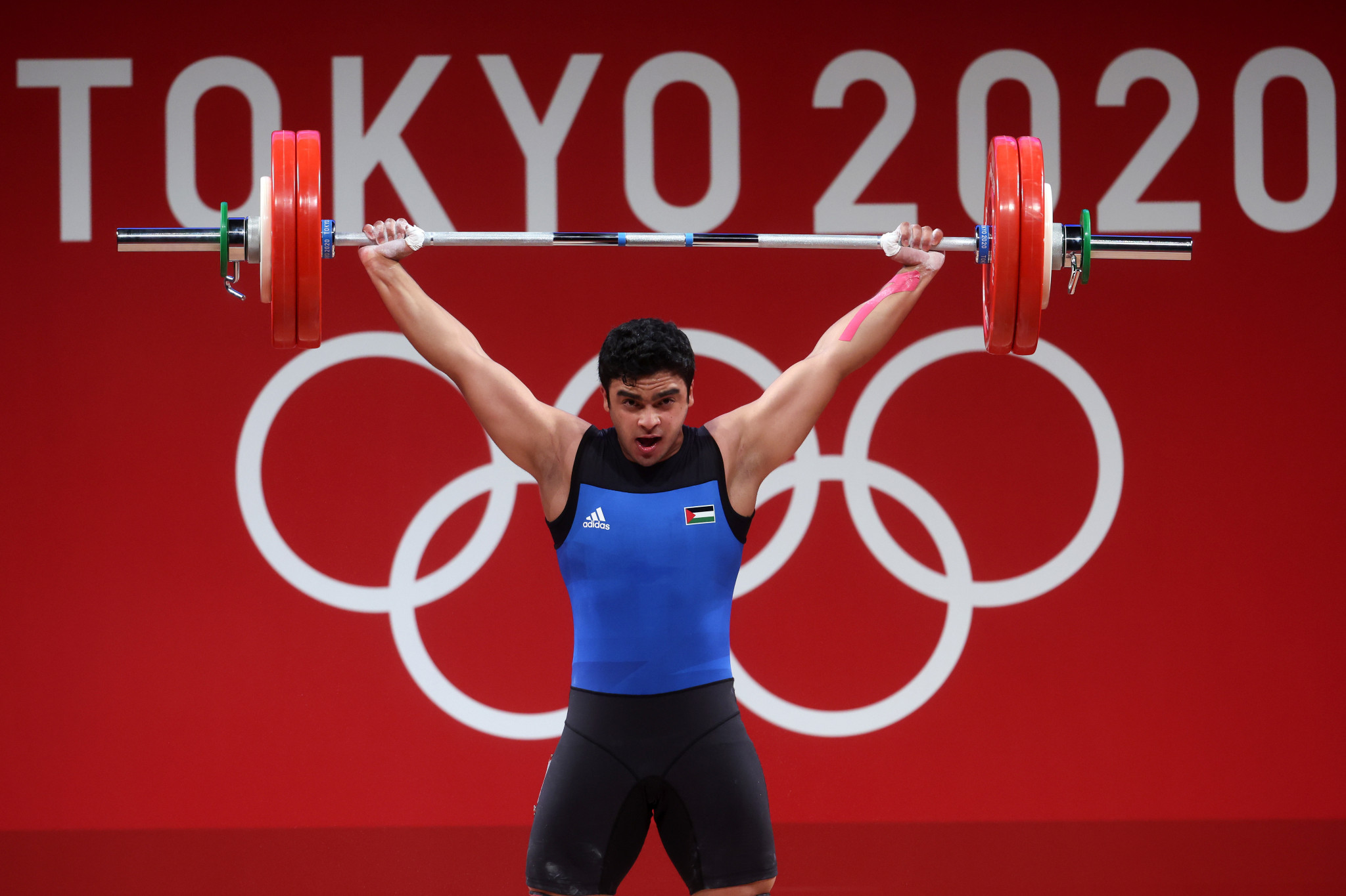 Weightlifter Mohammed Hamada was among five athletes from Palestine who competed at Tokyo 2020 ©Getty Images