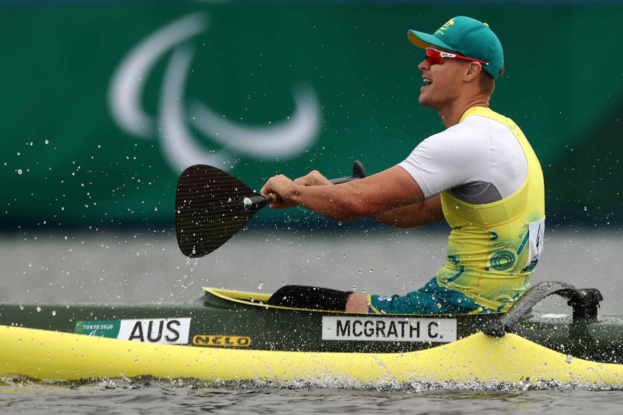 Curtis McGrath is a three-time Paralympic gold medallist in canoeing ©Getty Images