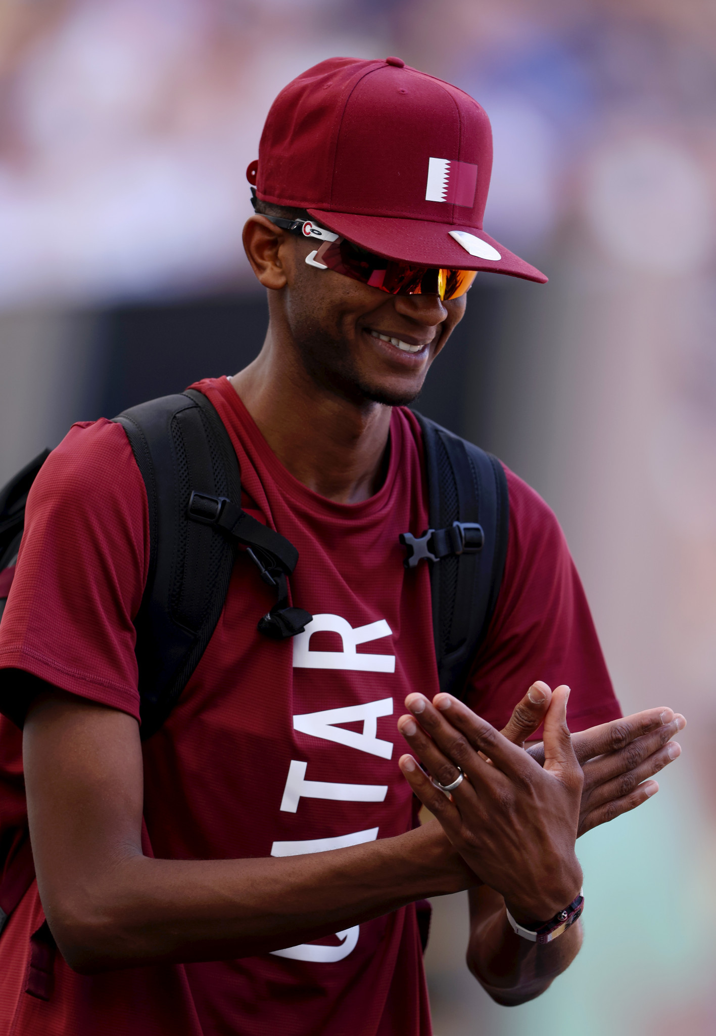 Qatari high jumper Mutaz Essa Barshim is one of six male candidates form West Asia in the OCA Athletes' Committee elections  ©Getty Images