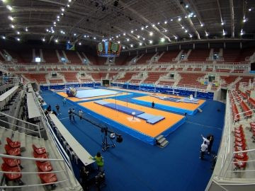 The Olympic Rio Arena is ready to host the gymnastics test event this weekend ©Rio 2016