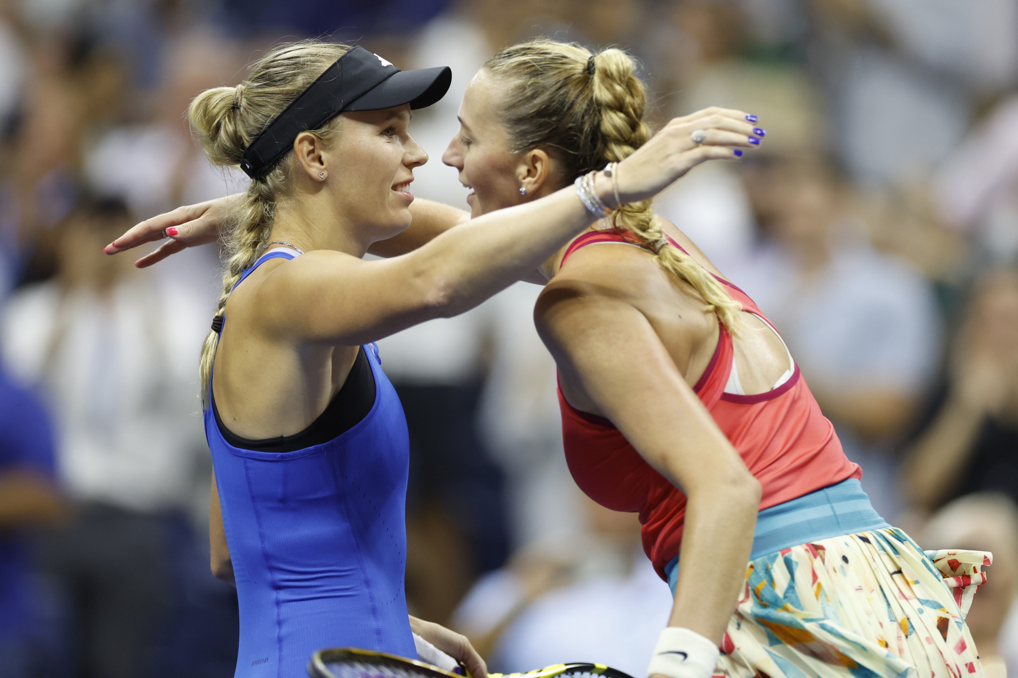 Tsitsipas exits US Open as Wozniacki stuns Kvitová