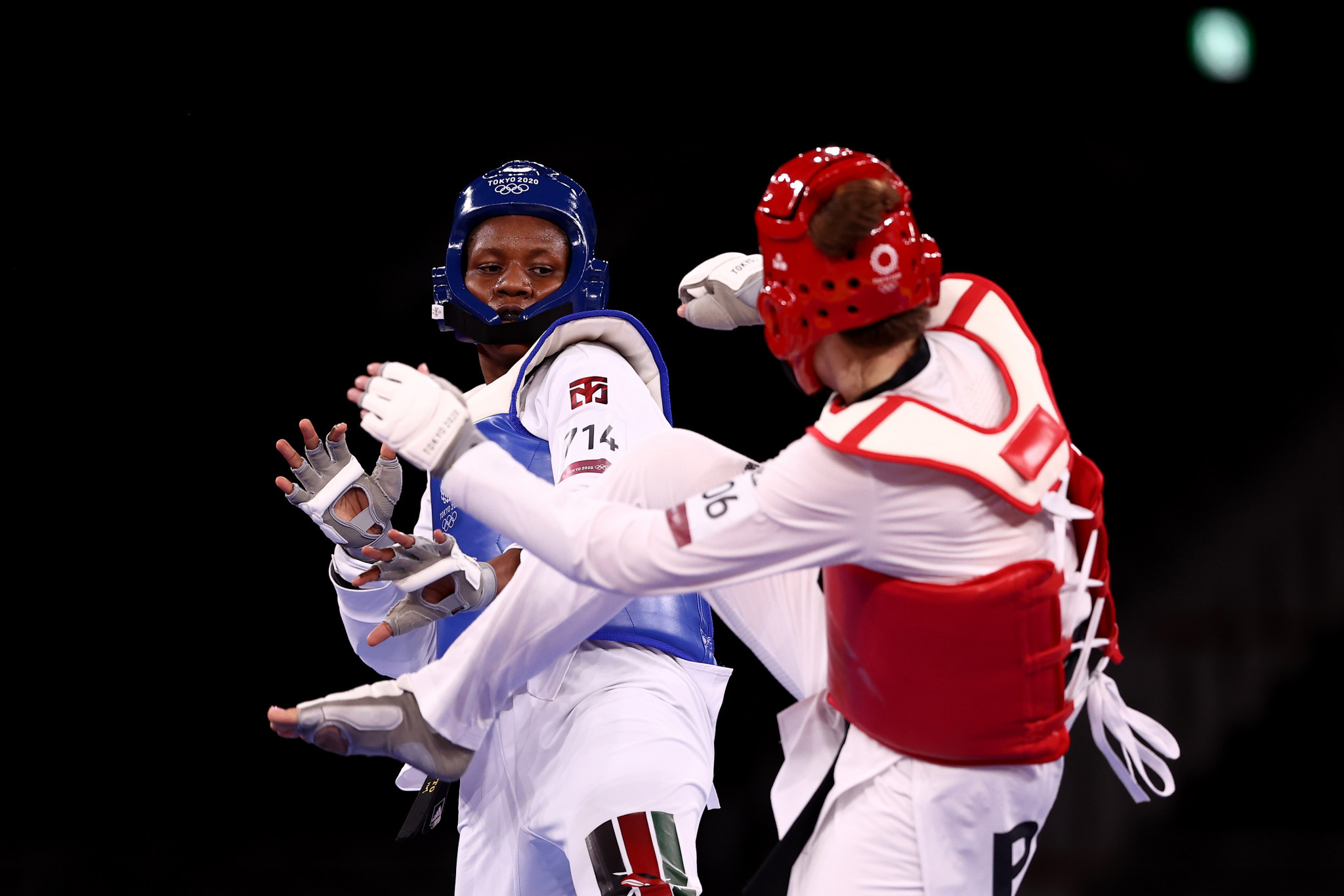 Kenya's Faith Ogallo is attending a taekwondo training camp in the south of France and is predicting she can win a medal at Paris 2024 ©Getty Images