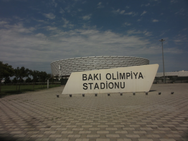 The Olympic Stadium in Baku was the stage for the European Games and also hosted matches in the UEFA Men's European Championship in 2021 ©ITG
