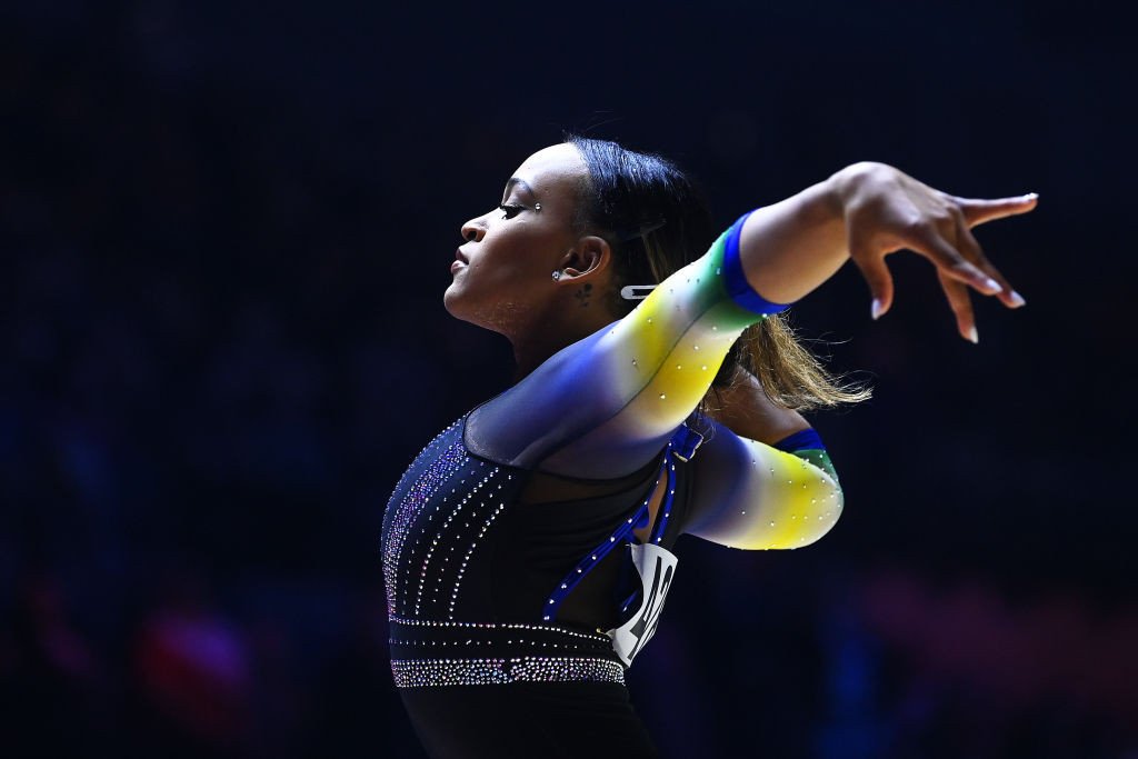 Visitors to Brazil's eMuseum of Sport exhibition celebrating the country's Tokyo 2020 medallists will be virtually introduced by artistic gymnast Rebeca Andrade, who won gold in the vault and silver in the individual all-around event ©Getty Images