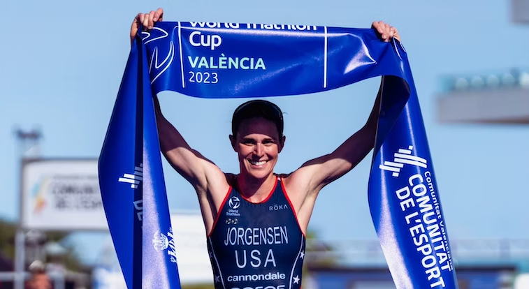 Rio 2016 champion Jorgensen takes first individual win for seven years at World Triathlon Cup in Valencia