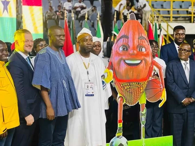 The African Para Games begun today with its Opening Ceremony attended by International Paralympic Committee President Andrew Parsons, second left, in Accra ©African Paralympic Committee