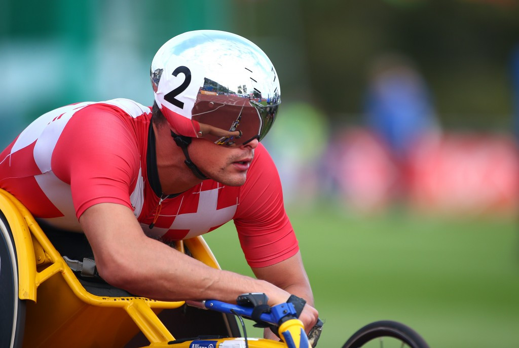 Marcel Hug won two races on the final day of competition in Nottwil
