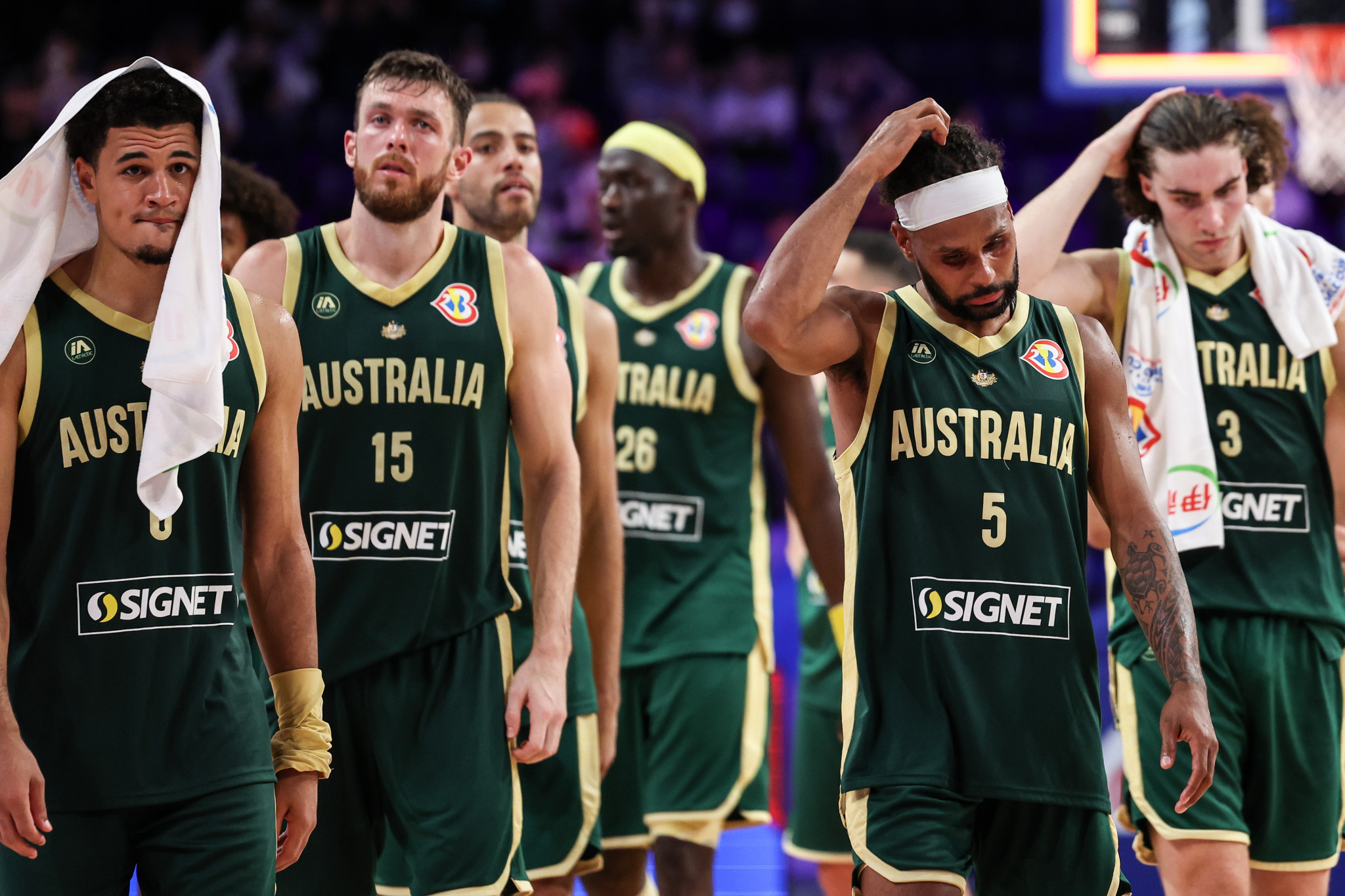 Despite securing a Paris 2024 place, the FIBA Basketball World Cup was disappointing for Australia as they placed 10th ©Getty Images
