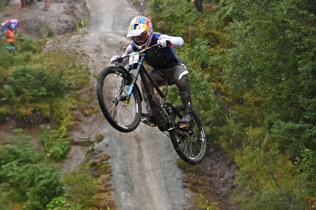  French rider Bruni rocks home crowd with Mountain Bike Downhill World Cup win 