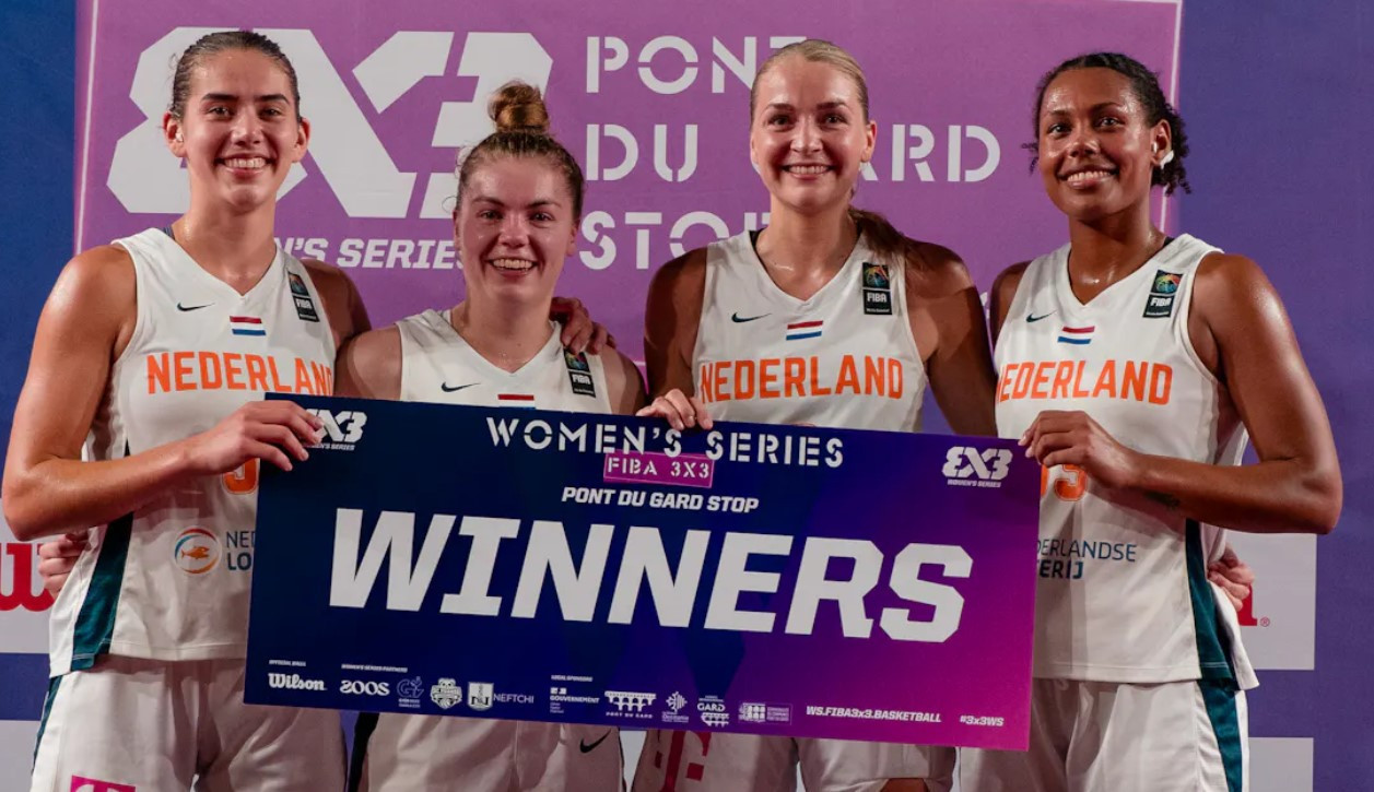 The Netherlands won their first stop on the FIBA 3x3 Women's Series with success in Pont du Gard ©FIBA