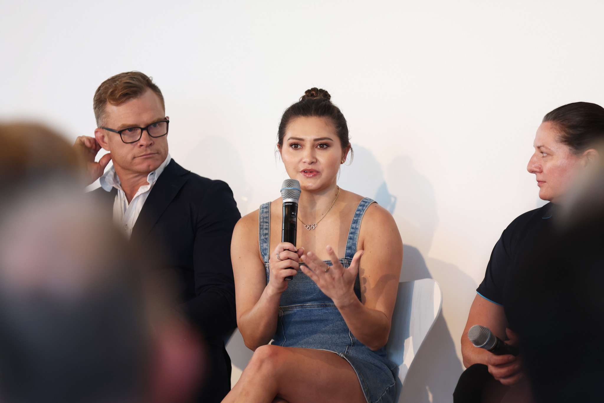 Australia's two-time Olympic diving medallist Melissa Wu shared her experience with young athletes in attendance at the camp ©Getty Images