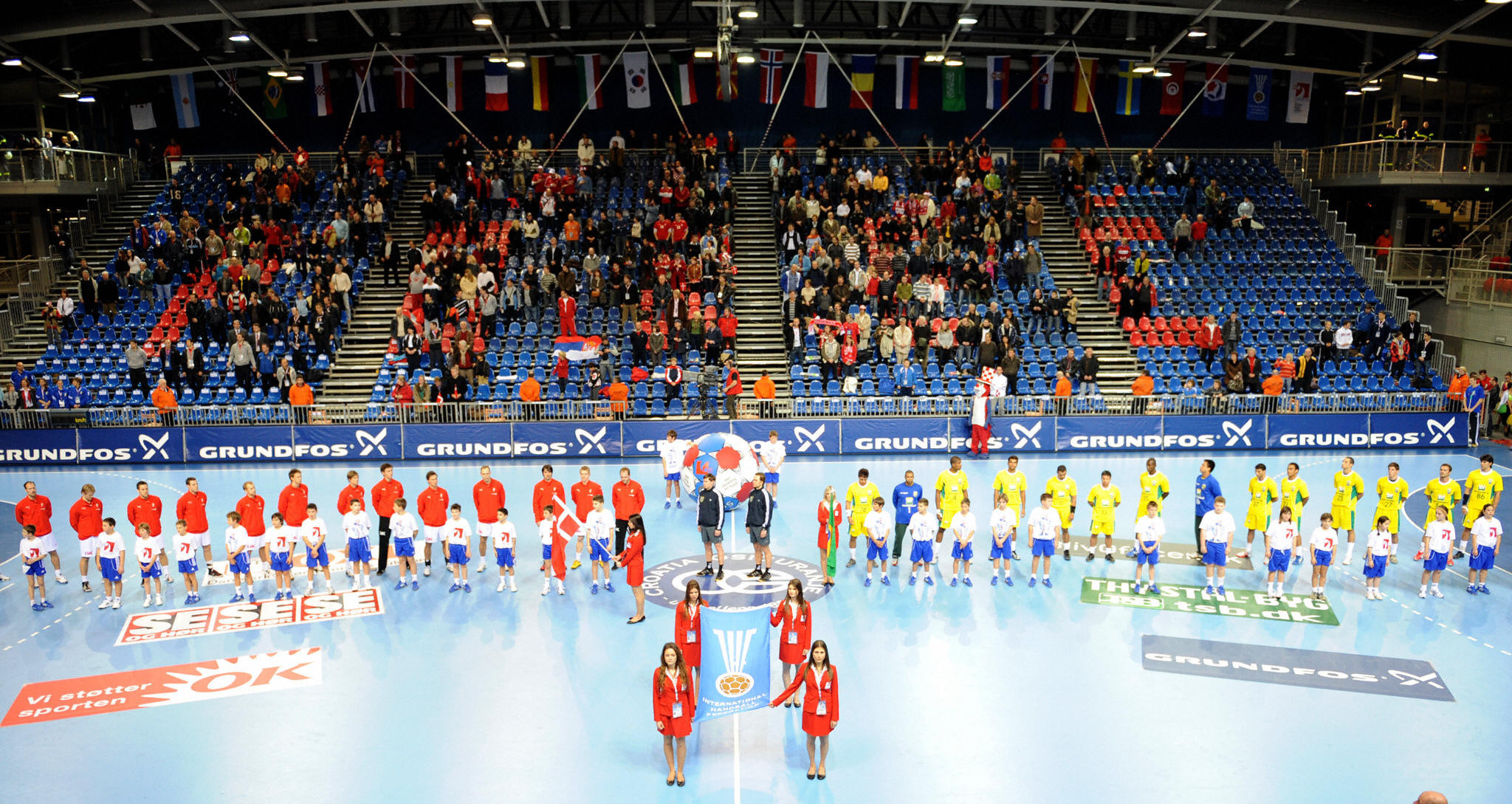 The Žatika Sport Centre set to host the 2025 ITF World Championships was built for the 2009 IHF Men's World Championship ©Getty Images