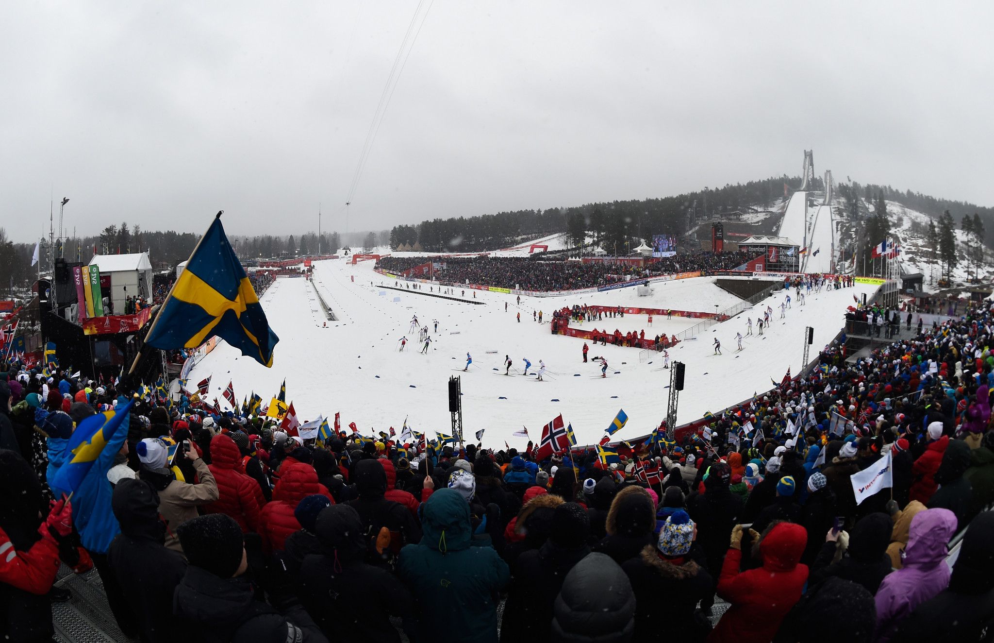 Falun is a five-time host of the FIS Nordic World Ski Championships ©Getty Images