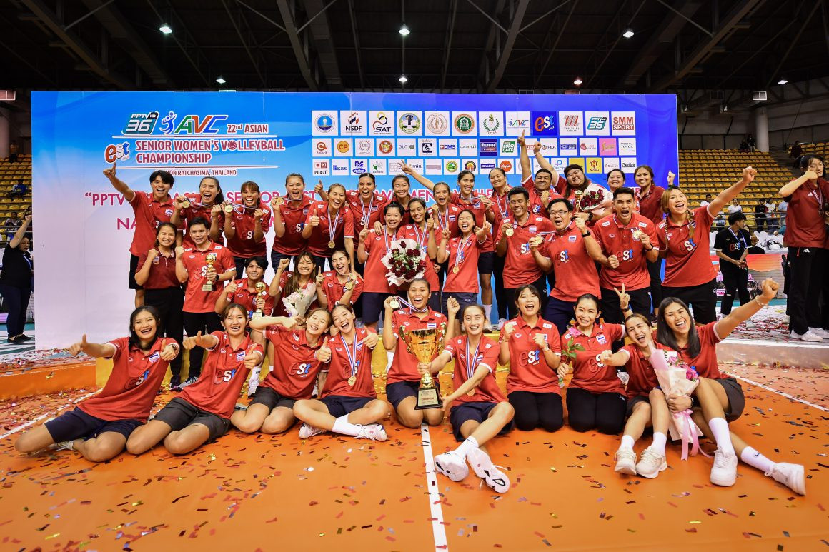 Thailand stun China to win Asian Senior Women's Volleyball Championship 