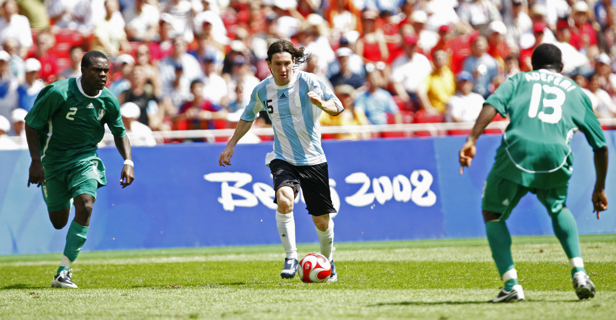 Lionel Messi did eventually grace Beijing 2008 but the Olympic football tournament remains second in importance to the FIFA World Cup ©Getty Images
