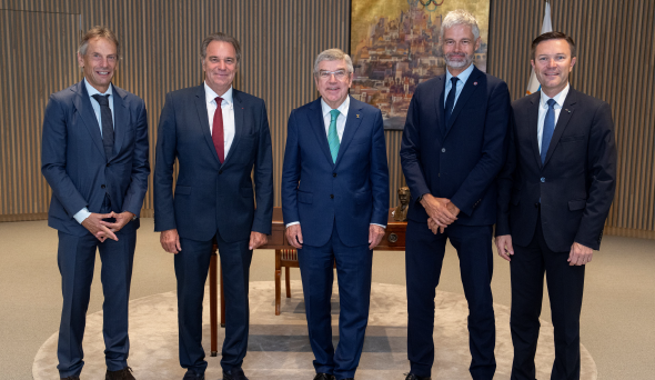 Lappartient leads French delegation to discuss 2030 Winter Olympics bid with Bach