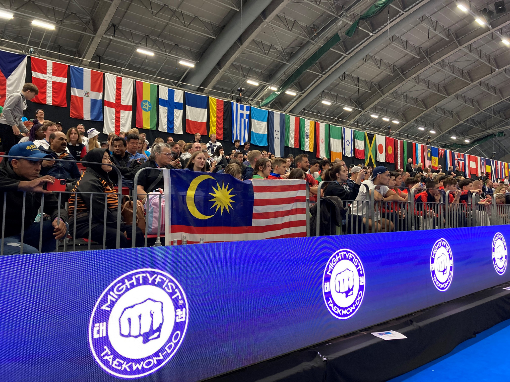 Teams continue to be well-backed from the stands at the ITF World Championships, with Malaysia among those with vocal supporters ©ITG