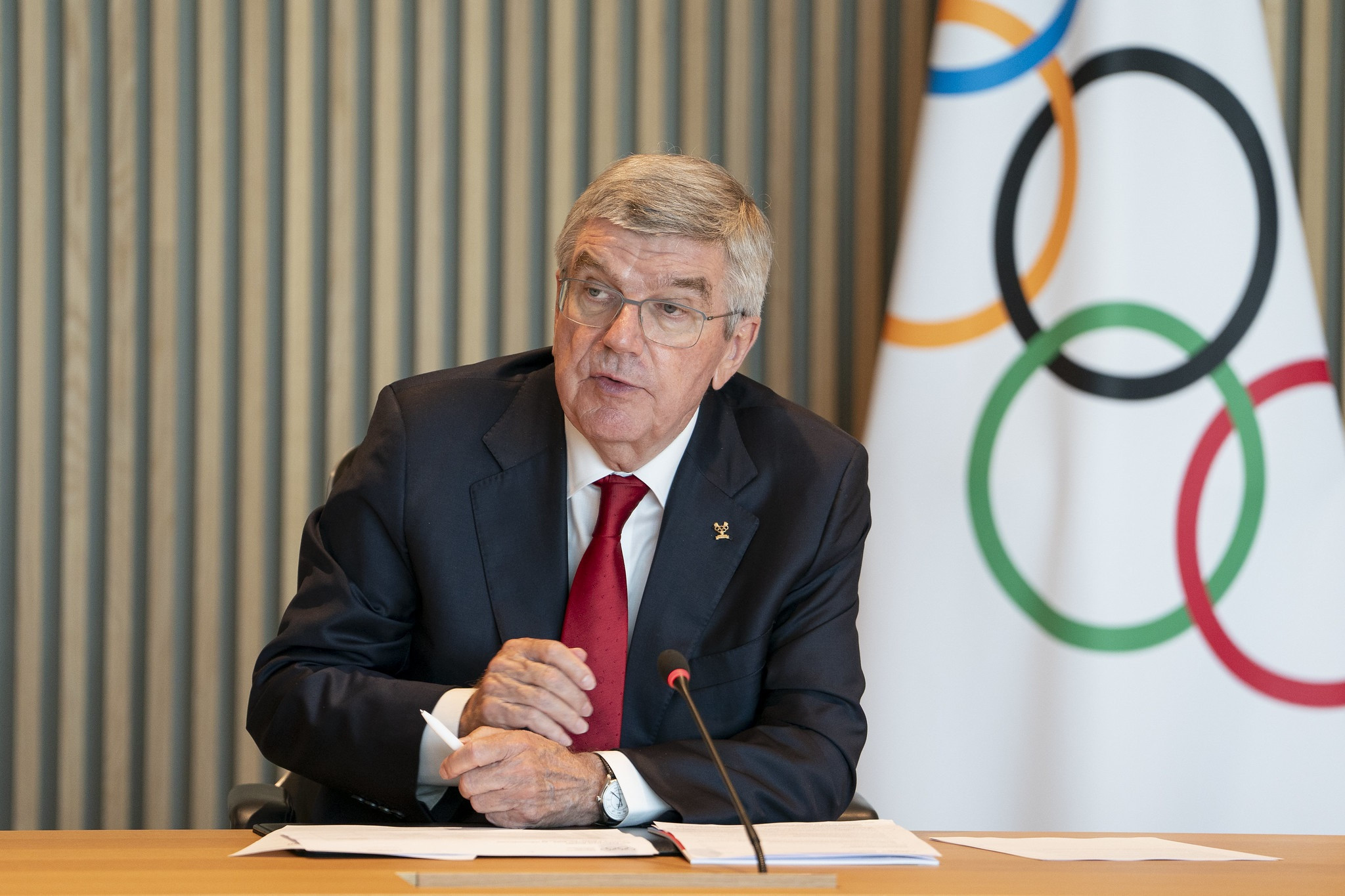 IOC President Thomas Bach has previously expressed 