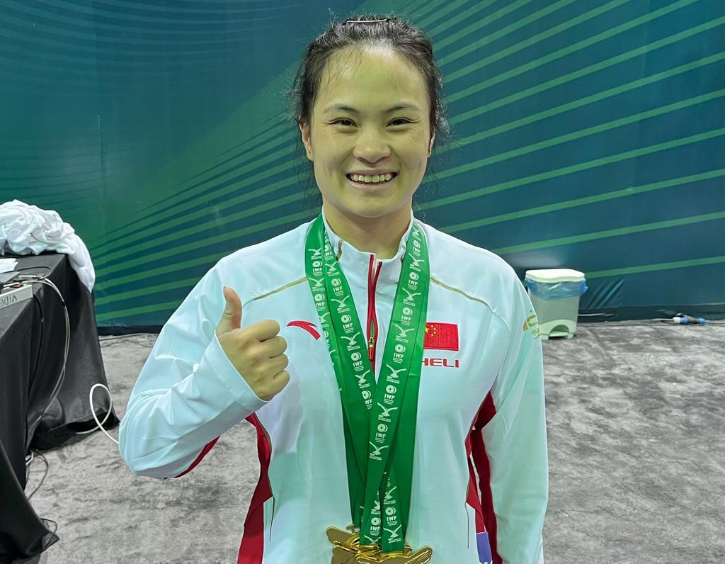 Shifang continues Chinese winning streak at IWF World Championships