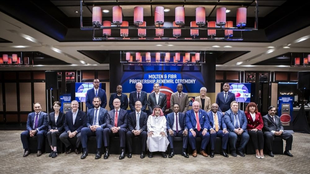 The FIBA Central Board has proposed former President Hamane Niang, bottom row, sixth from right, to be the new leader of the FIBA Foundation ©FIBA