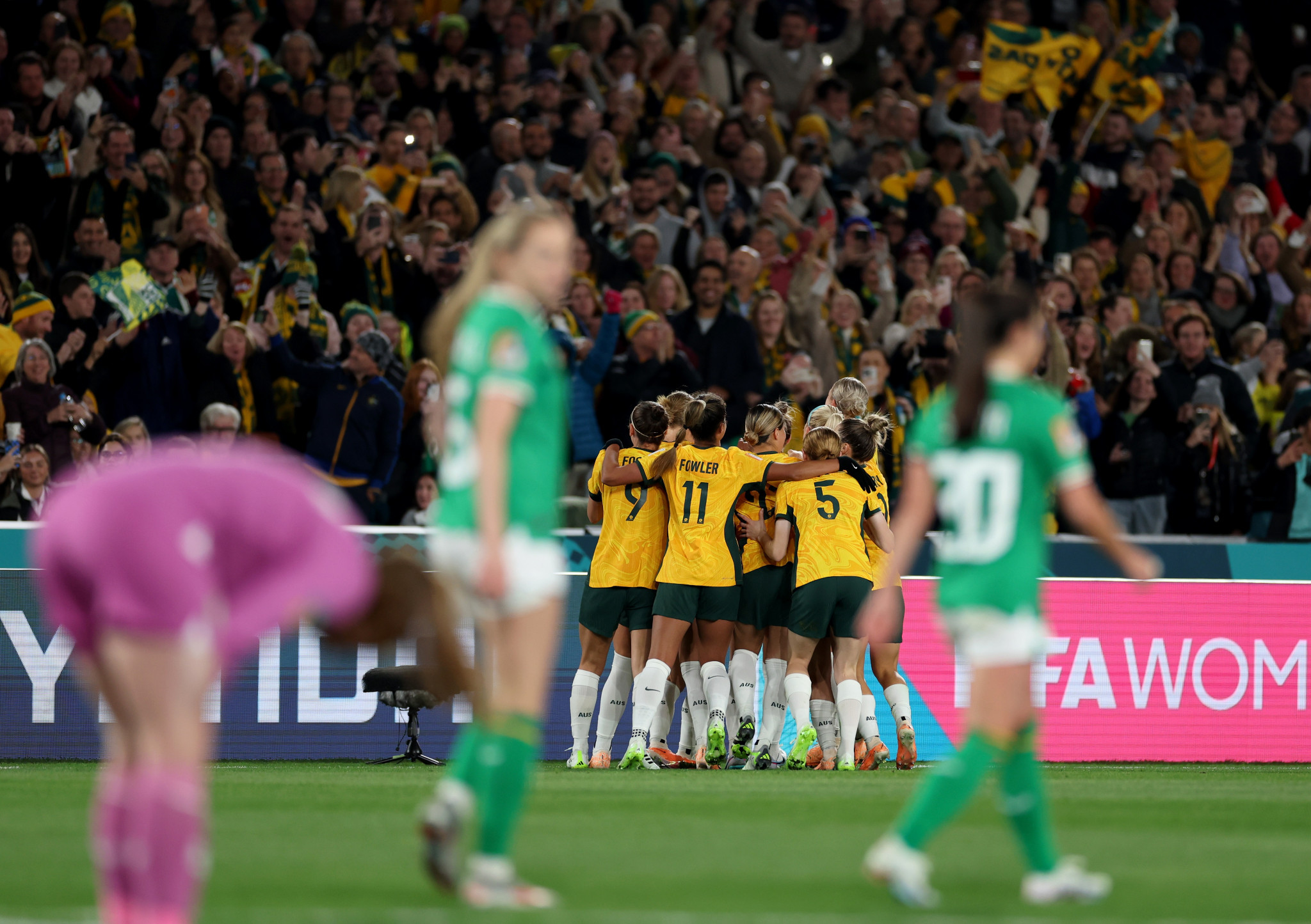 Australia's FIFA Women's World Cup opener against the Republic of Ireland was moved to a bigger venue due to the demand for tickets ©Getty Images